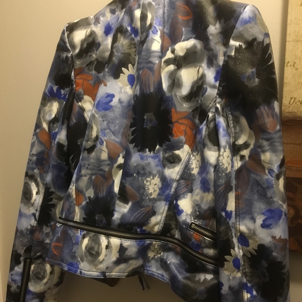 Multi-Colored Leather Jacket - image 3